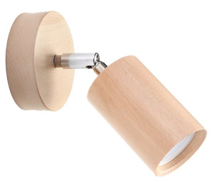 Kinkiet BERG naturalne drewno, GU10