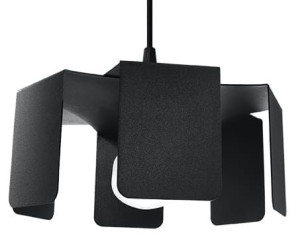 Lampa wisząca TULIP czarny, E27