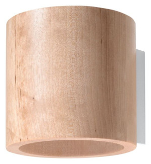 Kinkiet ORBIS naturalne drewno, G9