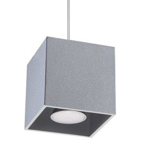 Lampa wisząca QUAD 1 szary, GU10