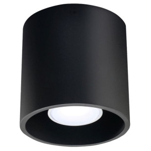 Plafon ORBIS 1 czarny, GU10