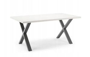 Stół prostokątny industrialny 140x80 laminat metalowe nogi LOFT
