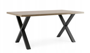 Stół rozkładany prostokątny industrialny 140/220 laminat metalowe nogi LOFT