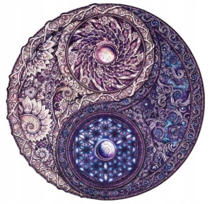 Puzzle drewniane dla dorosłych mandala