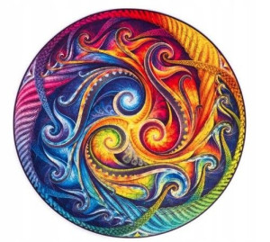 Puzzle drewniane dla dorosłych mandala