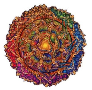 Puzzle drewniane dla dorosłych mandala
