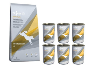 Trovet Dog ASD Urinary Struvite 12,5 kg + pusz. 6 x 400g