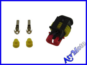 Wtyk żeński Superseal 2-stykowy 1,5 mm