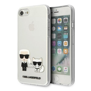 Karl Lagerfeld nakładka do iPhone X/XS KLHCPXCKTR przeźroczyste hard case K