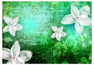Fototapeta - Floral notes III [Rozmiar: 400X280]