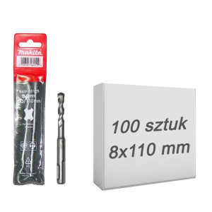 100x Wiertło SDS-Plus Economy 8x110mm MAKITA