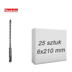 25x Wiertło SDS-Plus Economy 6x210mm MAKITA