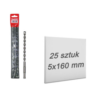 25x Wiertło SDS-Plus Economy 5x110mm MAKITA