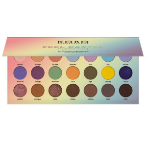 kobo professional feel pastel paleta cieni 18g