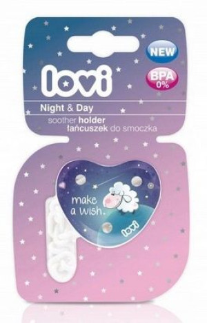 LOVI Łańcuszek do smoczka - Night&Day