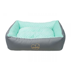 Amiplay Legowisko Sofa Babydoll Dla Psa Rozmiar S Miętowo-Szare