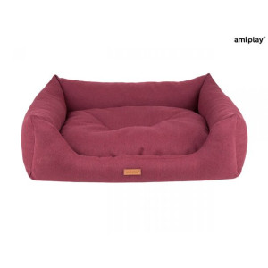 Amiplay Legowisko Sofa Montana Dla Psa Rozmiar L Bordowe