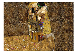 Fototapeta - Inspiracja Klimtem: Złoty pocałunek [Rozmiar: 400X280]