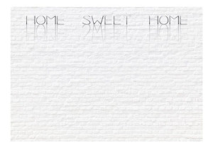 Fototapeta - Home, sweet home - wall [Rozmiar: 350X245]