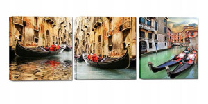 Obrazy Wenecja Zestaw Komplet 75cm