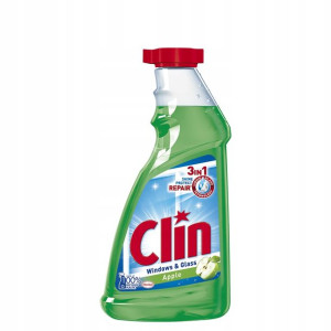 Płyn do mycia szyb okien CLIN Apple Zapas 500ml