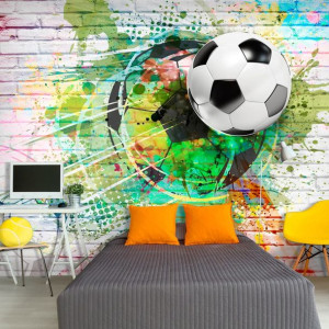Fototapeta - Kolorowy football [Rozmiar: 350X245]