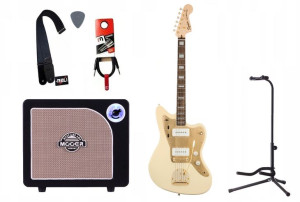 Gitara Elektryczna + Wzmacniacz 15w Kabel Zestaw