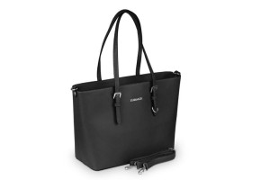 Torebka Damska Flora&Co Saffiano Czarna