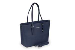 Torebka Damska Flora&Co Saffiano Granatowa