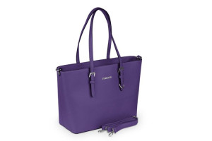 Torebka Damska Flora&Co Saffiano Fioletowa