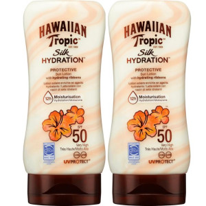 Hawaiian Tropic Silk Hydration Sun Lotion SPF50 x2szt