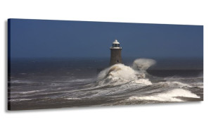Obraz Panorama Latarnia Morze 100x40 Na Płótnie