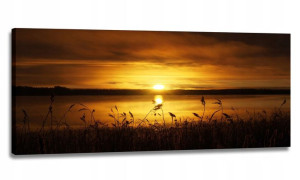 Obraz Zachód Słońca Panorama 120x50 Obrazy