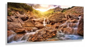 Obraz 120x50 Wodospad Wielka Panorama Do Salonu