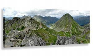 Obraz Panorama Tatry Hala 120x50 Na Płótnie