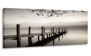 Obraz Panorama Pomost Pomosty 120x50 Na Płótnie