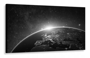 Obraz Kosmos Ziemia Europa 120x60