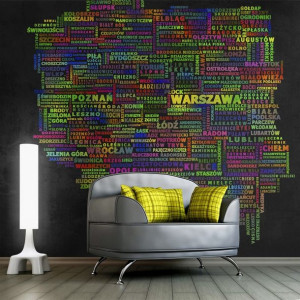 Fototapeta - Mapa Polski [Rozmiar: 300X231]