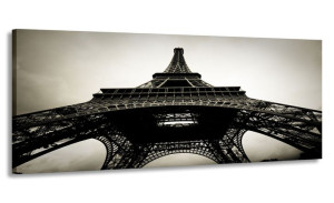 Obraz Panorama Eiffel Tower 150x60 Do Salonu