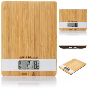 Waga kuchenna BAMBUSOWA 5kg/1g FIRST AUSTRIA