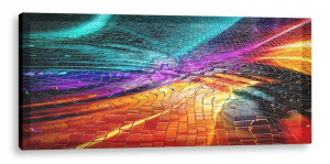 OBRAZ LED 150x60 podświetlany LAMPKA - ABSTRAKCJA