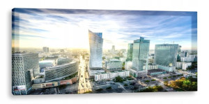 OBRAZ LED 150x60 - podświetleny - WARSZAWA