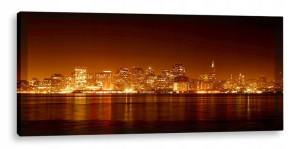 OBRAZ LED 150x60 - podświetlenie - SAN FRANCISCO
