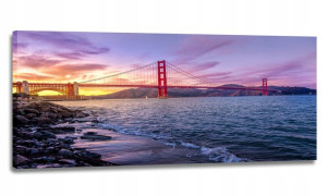 Obraz Most Golden Gate Panorama 170x70 Obrazy