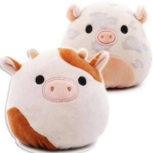 Squishmallows Flip a Mallows Świnka Krowa Pluszak 2w1 Rosie Ronnie 0360