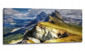 Obraz Skały Góry Panorama 170x70 Obrazy Na Płótnie