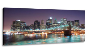 Obraz 170x70 Most Miasto Ny Wielki Do Salonu