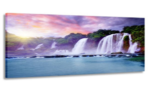 Obraz 170x70 Wodospady Wielki Do Salonu