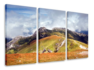 Obraz Tryptyk Tatry Giewont Tryptyki 90x50