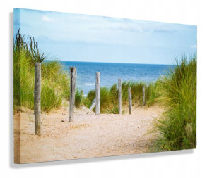 OBRAZ BAŁTYK PLAŻA 120x80 do salonu